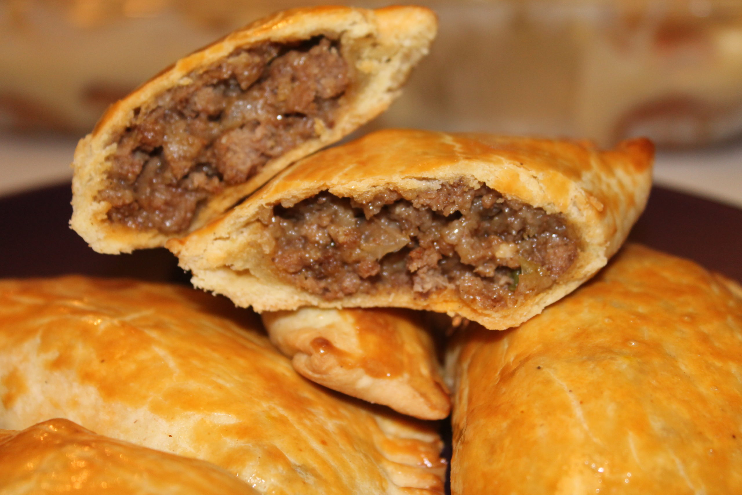 Beef patty jamaican patties meat recipes pattie easy food pie recipe hamburger make dishmaps iheartrecipes ground cheese burger pies pastries