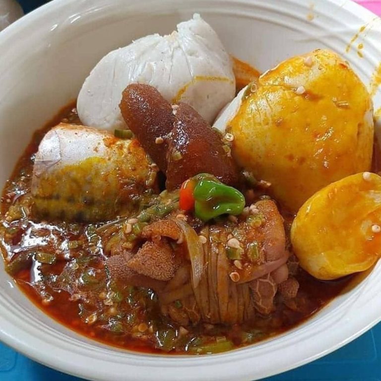 Banku & Okoro Soup